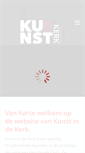 Mobile Screenshot of kunstindekerk.com